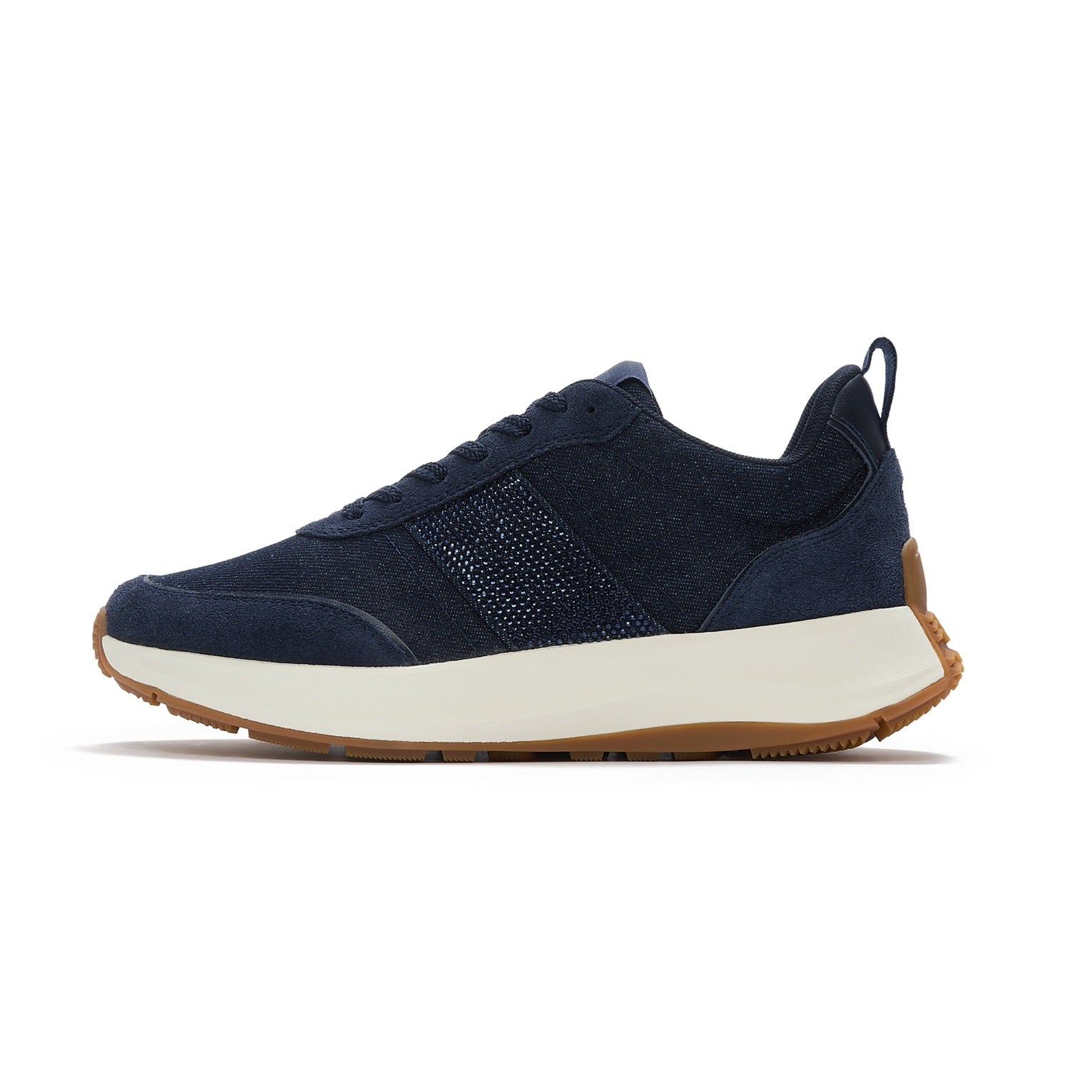 F-MODE Zapatillas Flow Cristal Denim/Gamuza - Denim Oscuro