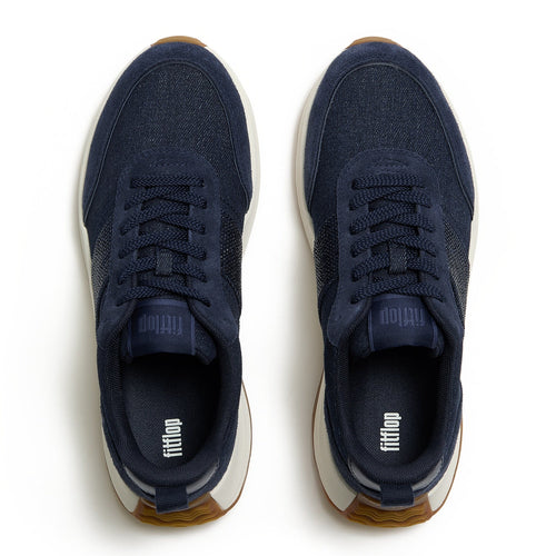 F-MODE Zapatillas Flow Cristal Denim/Gamuza - Denim Oscuro