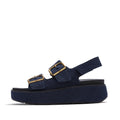 GEN-FF Max Sandalias Denim con Hebilla y Correa Trasera - Denim Oscuro