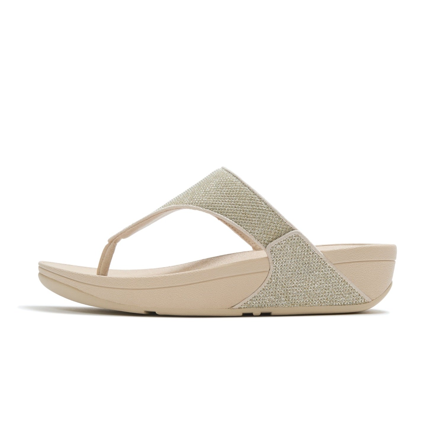 LULU Sandalias Dedo Shimmerglitz - Platino