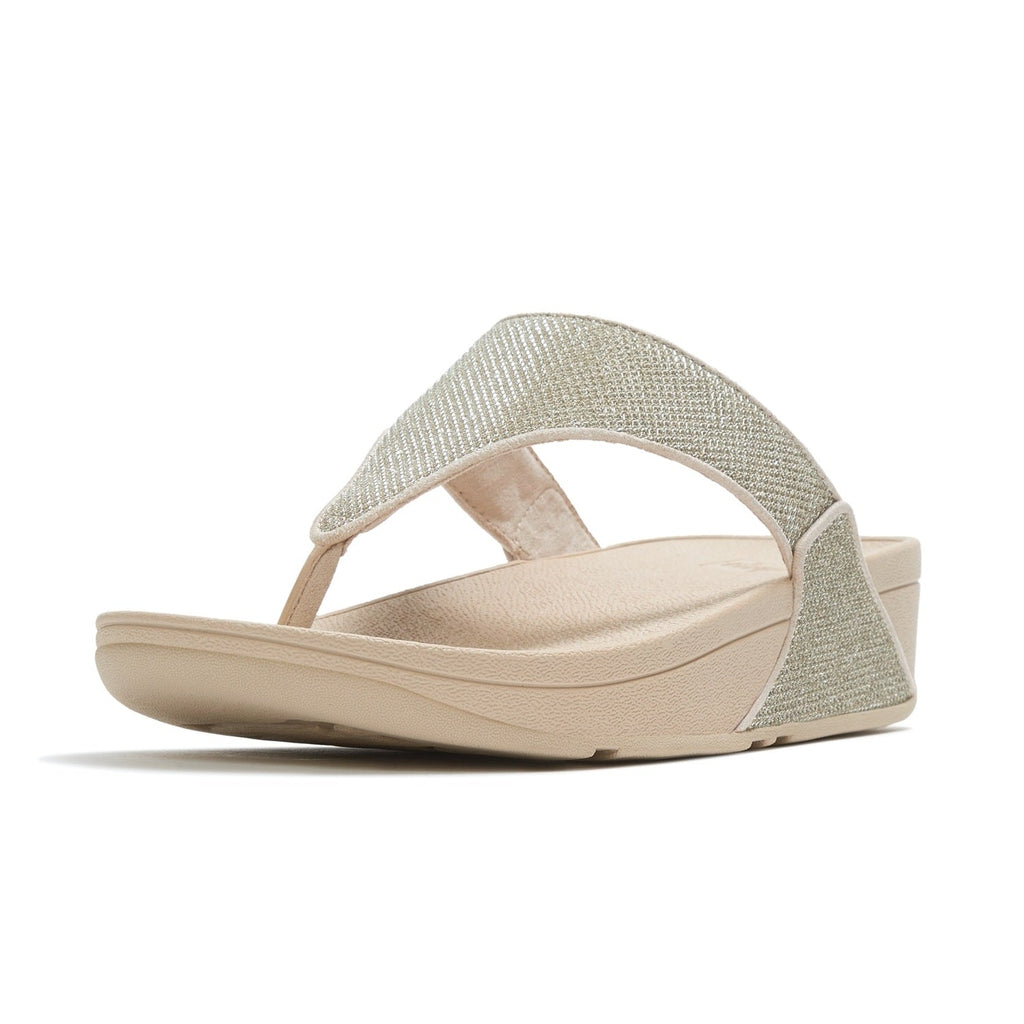 LULU Sandalias Dedo Shimmerglitz - Platino