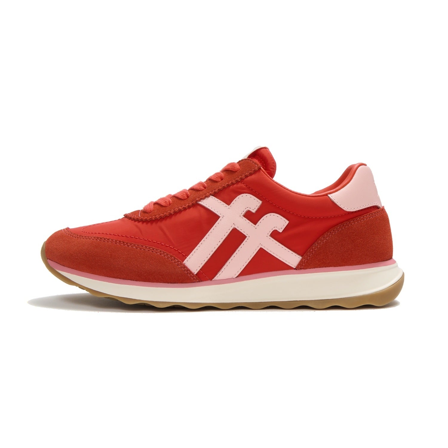 RETRO-Q FF Zapatillas de Tela/Gamuza - Cherry Tomato/Warm Pink