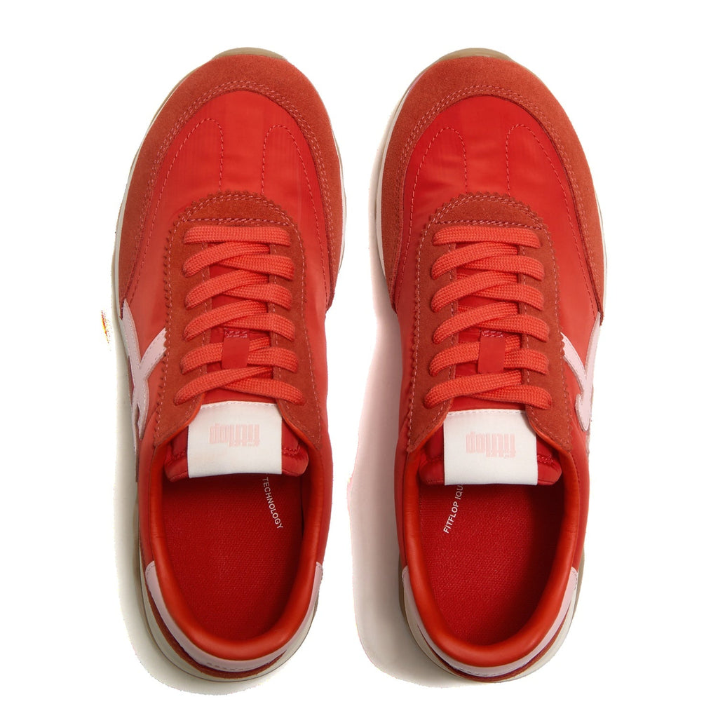 RETRO-Q FF Zapatillas de Tela/Gamuza - Cherry Tomato/Warm Pink