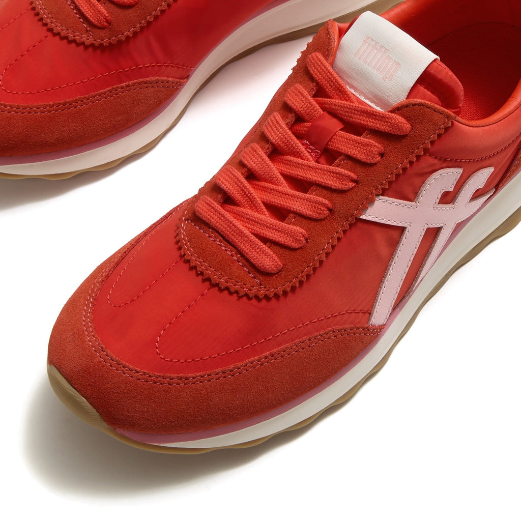 RETRO-Q FF Zapatillas de Tela/Gamuza - Cherry Tomato/Warm Pink