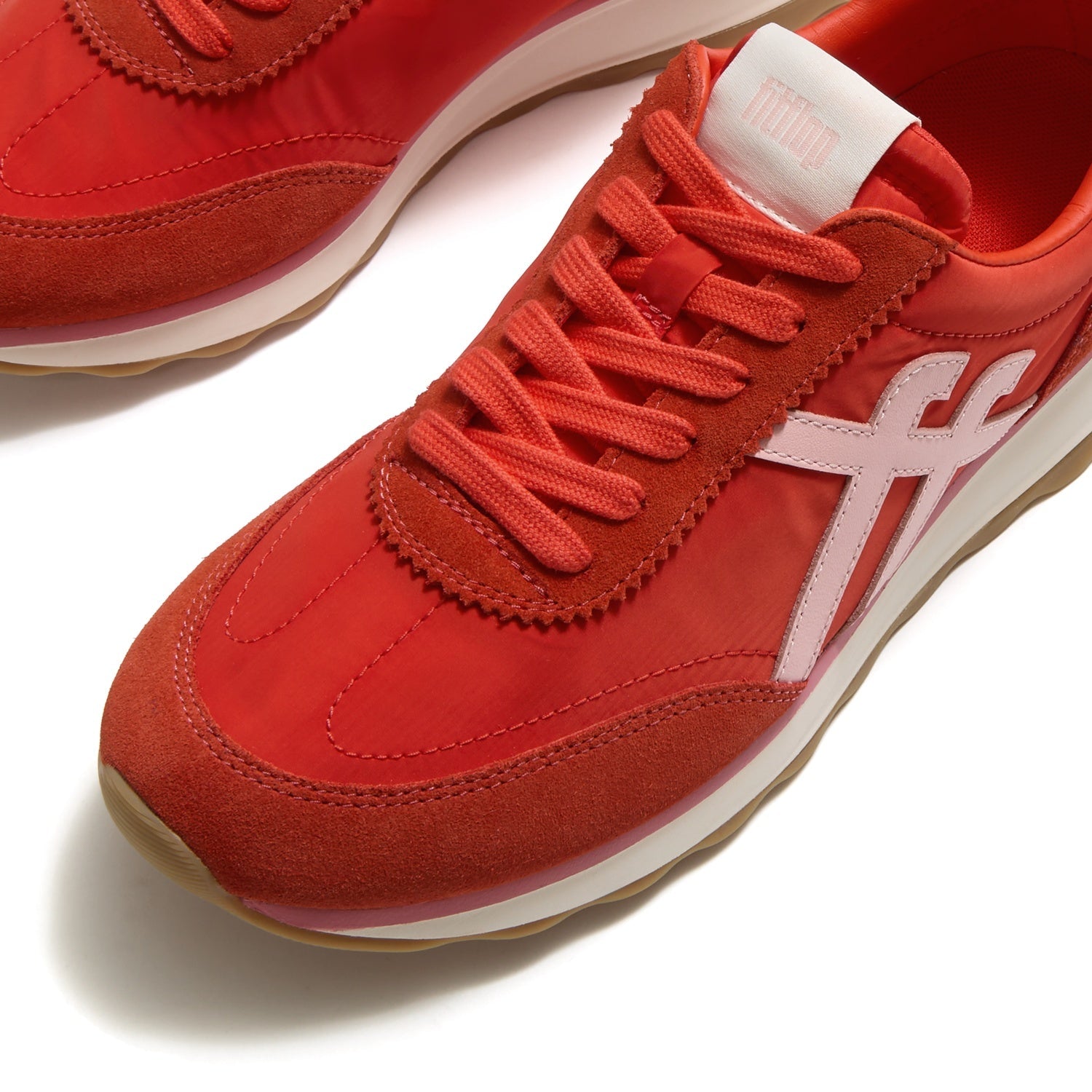 RETRO-Q FF Zapatillas de Tela/Gamuza - Cherry Tomato/Warm Pink