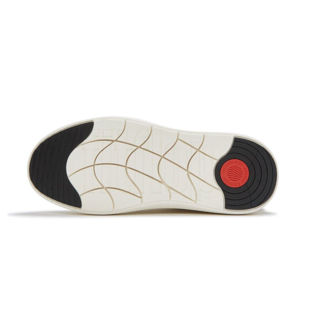 RTG Zapatillas de Cuero Costura Blanket - Crema/Negro