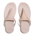 SOLAY Sandalias Dedo Cristal Mixto - Rosa Nude