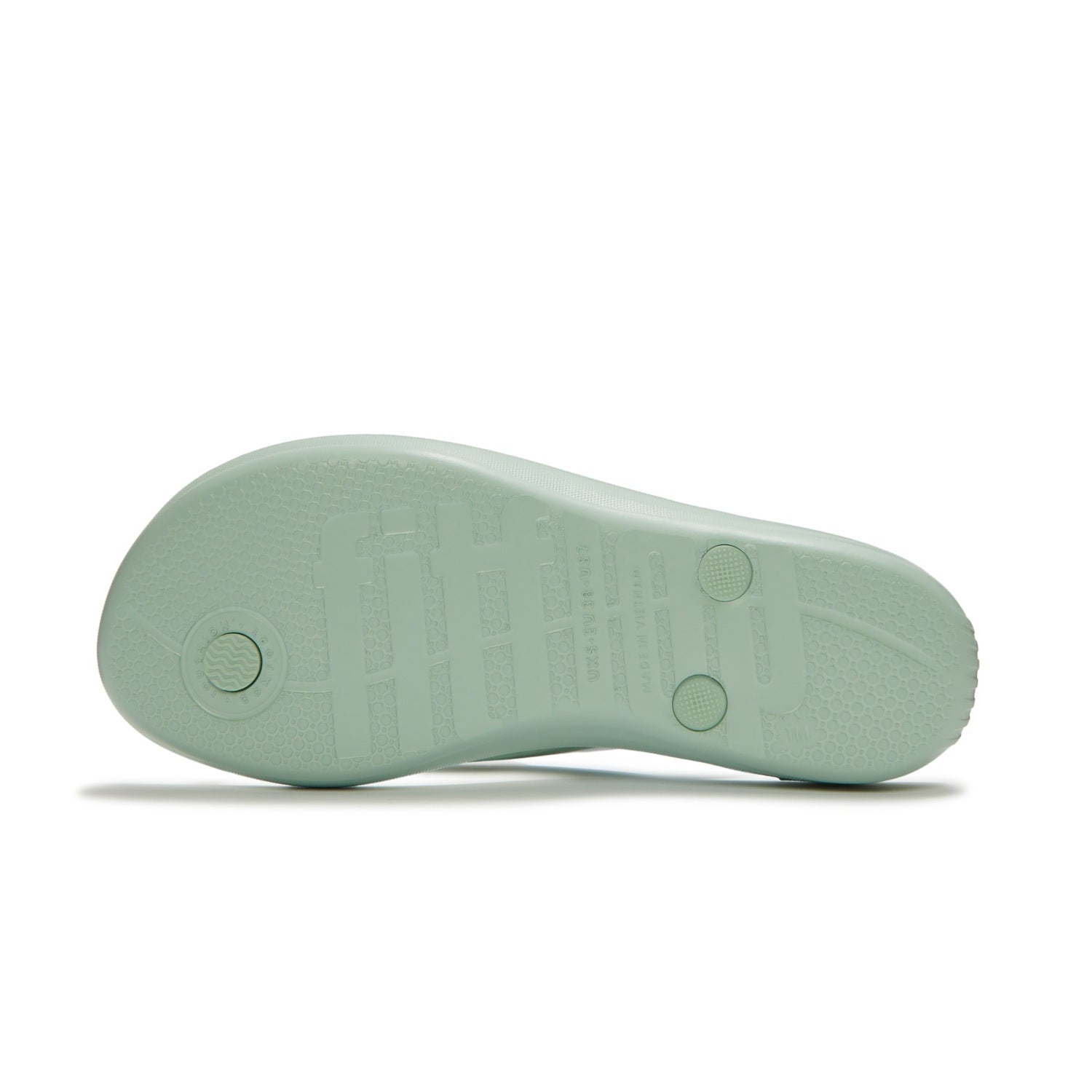 IQUSHION Sandalias Flip-Flop con Botón Brillante - Menta