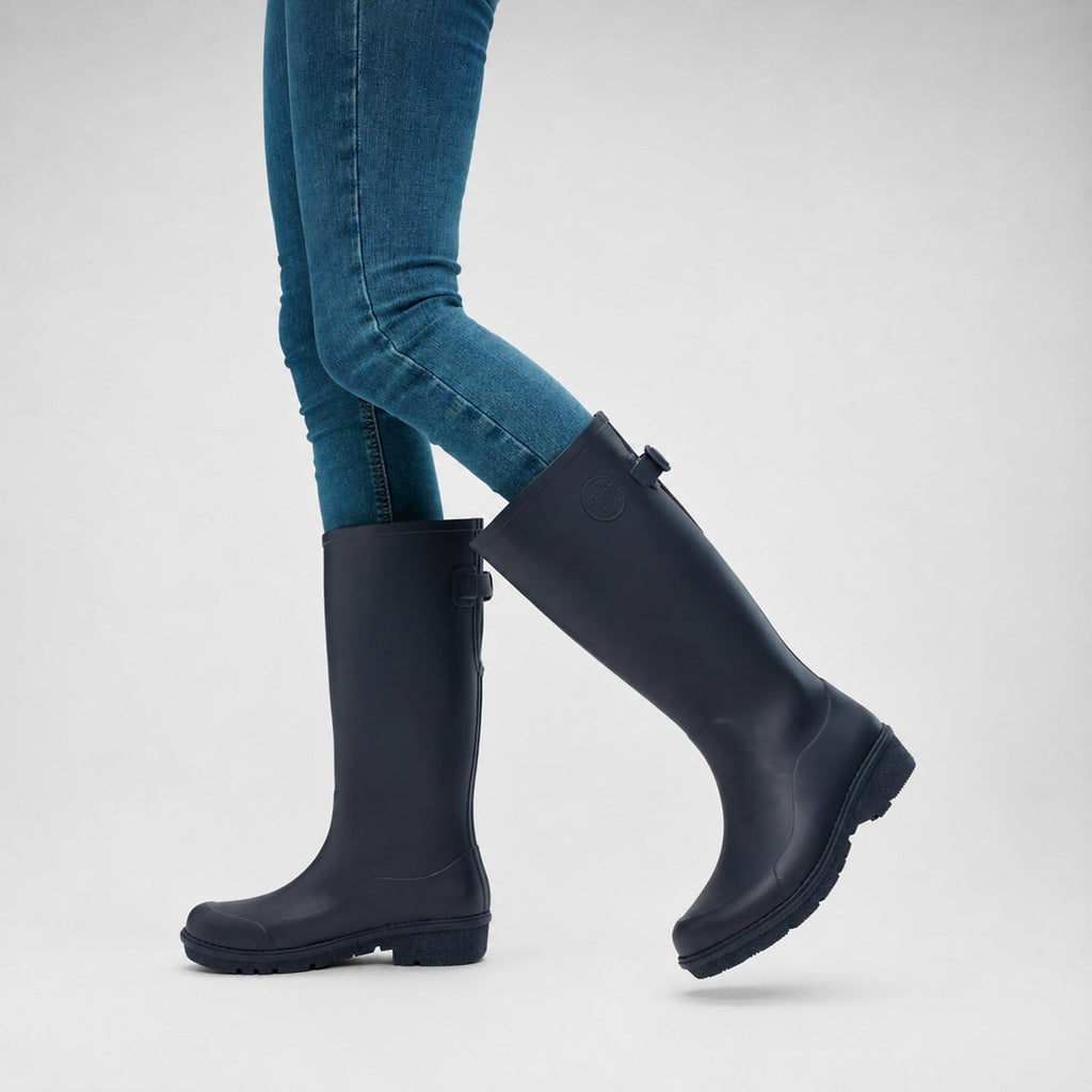 Bota Wonderwelly Alta - Azul Marino