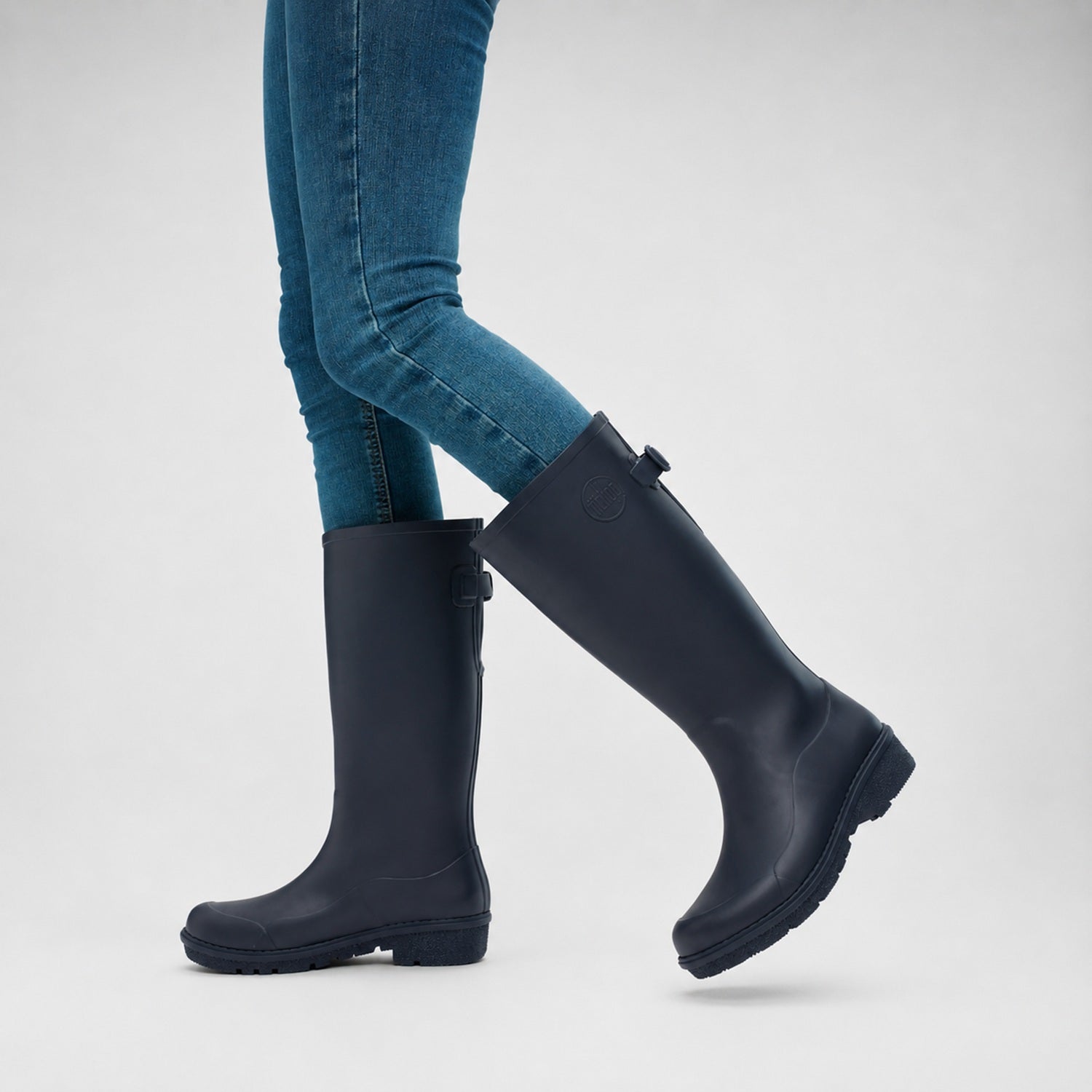 Bota Wonderwelly Alta - Azul Marino