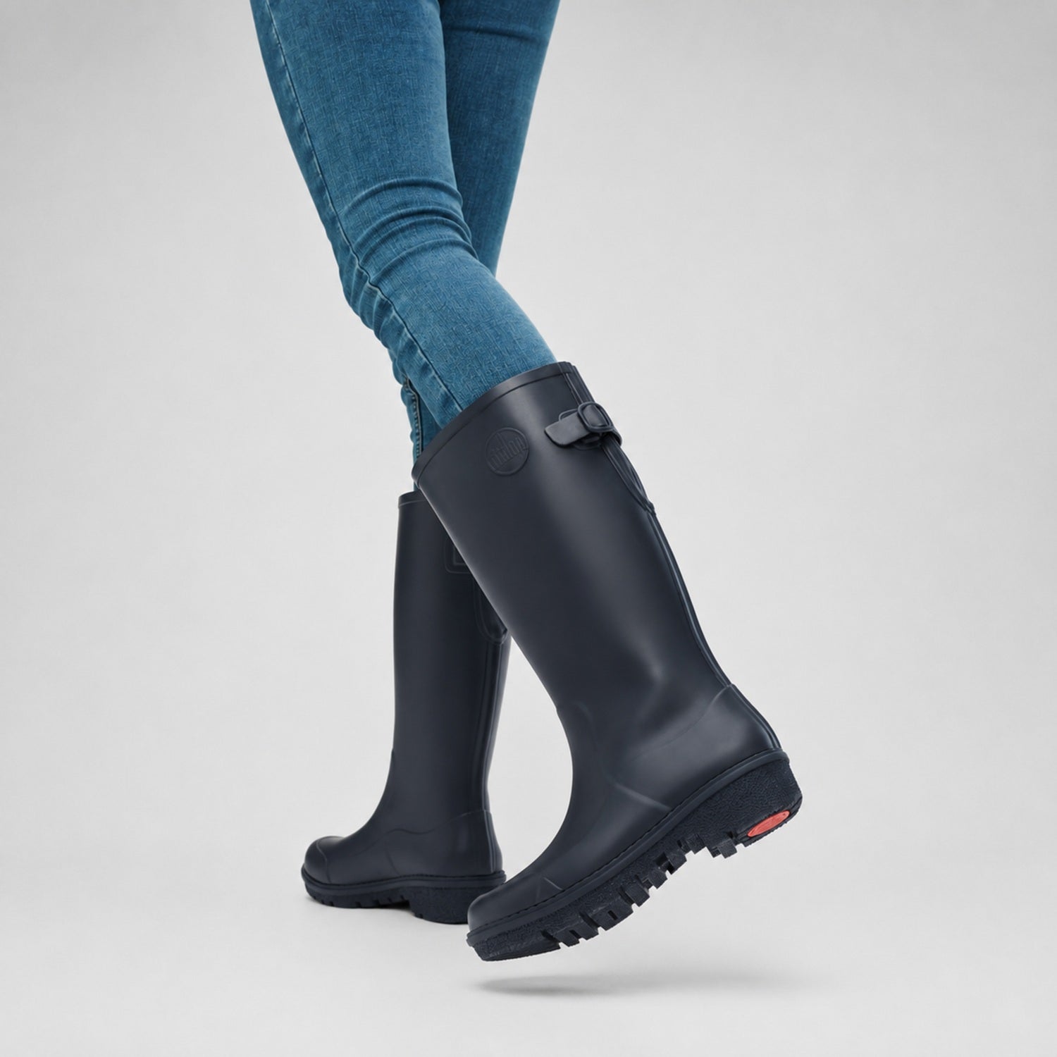 Bota Wonderwelly Alta - Azul Marino
