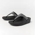 SANDALIAS MUJER FITFLOP LULU MAXI CON CRISTALES - NEGRO