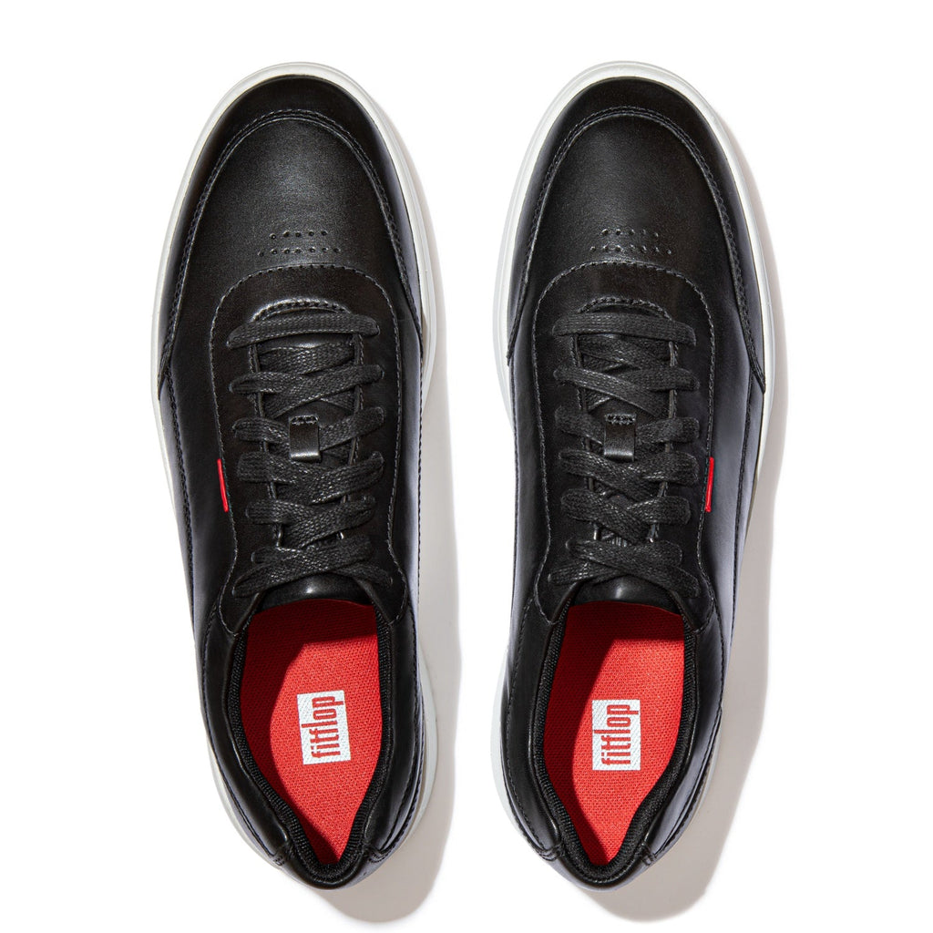 Zapatillas Rally X de Cuero - Negro