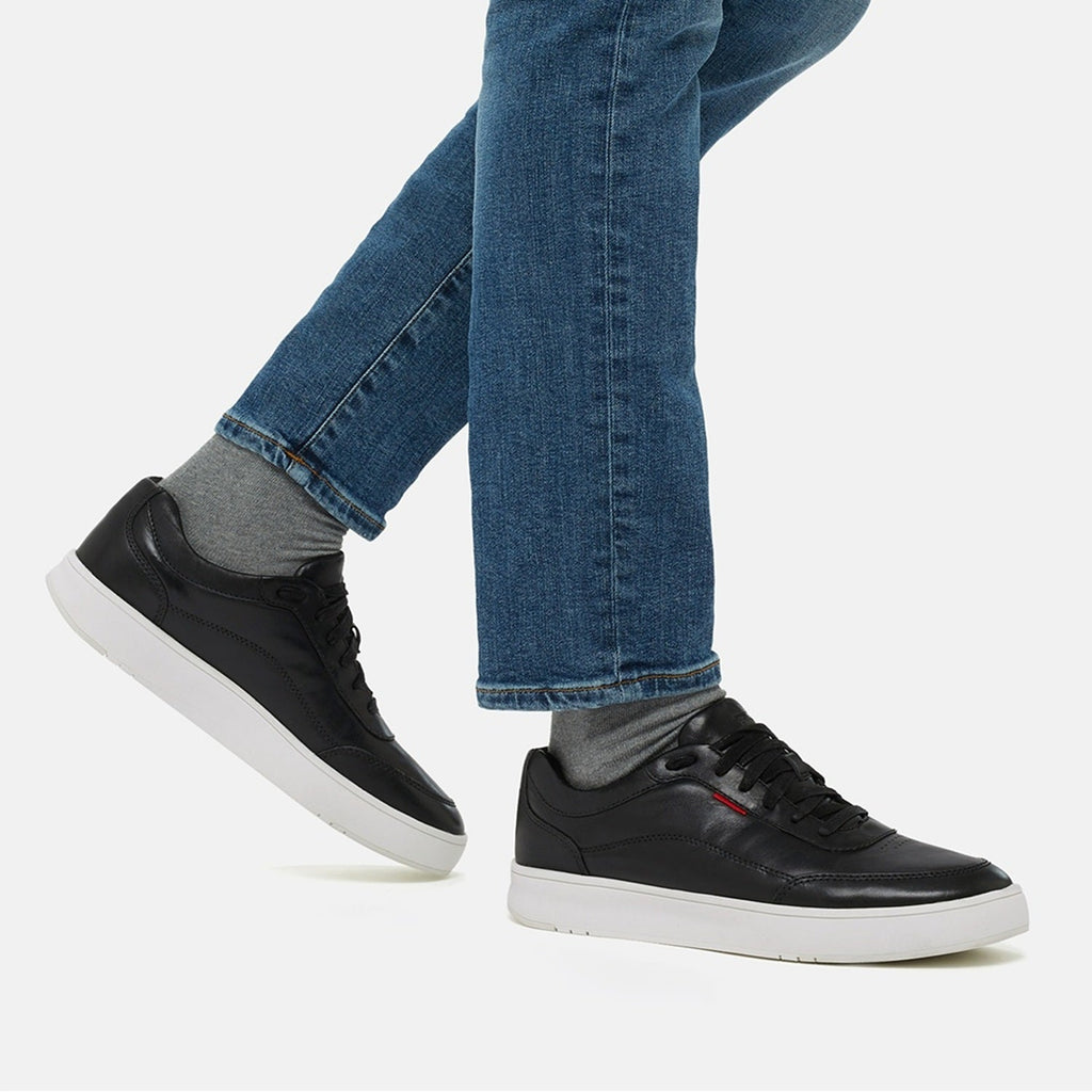 Zapatillas Rally X de Cuero - Negro