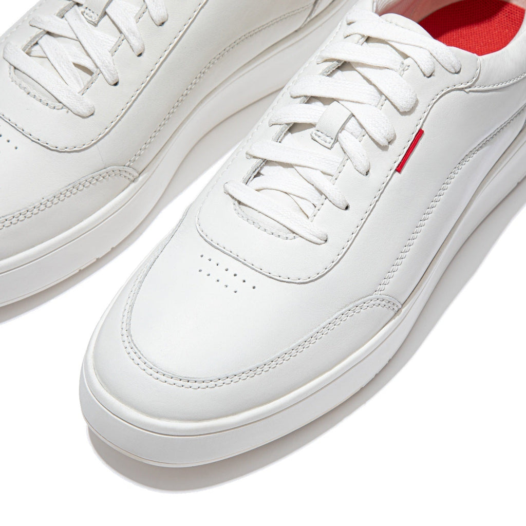 Zapatillas Rally X de Cuero - Blanco