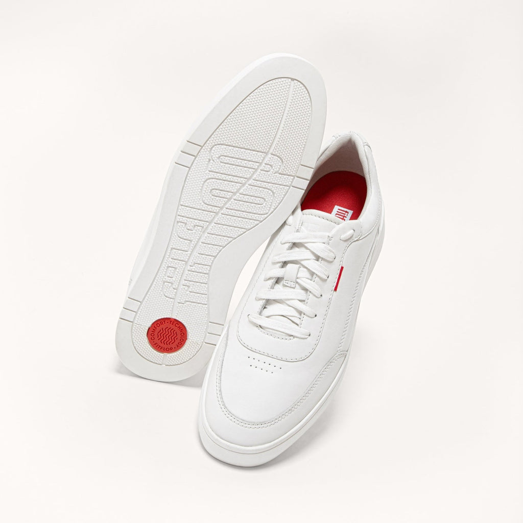 Zapatillas Rally X de Cuero - Blanco