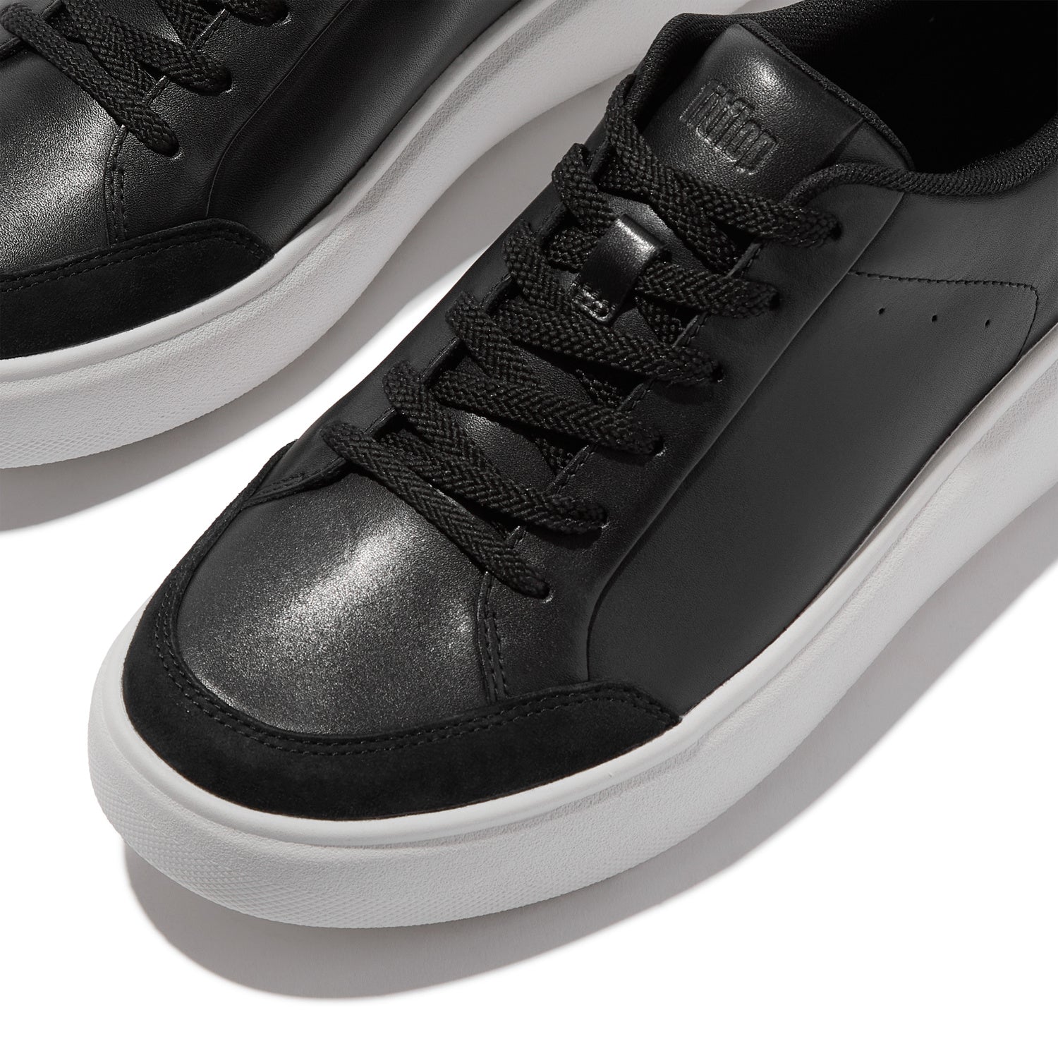 RTG Zapatillas de Cuero/Gamuza - Negro