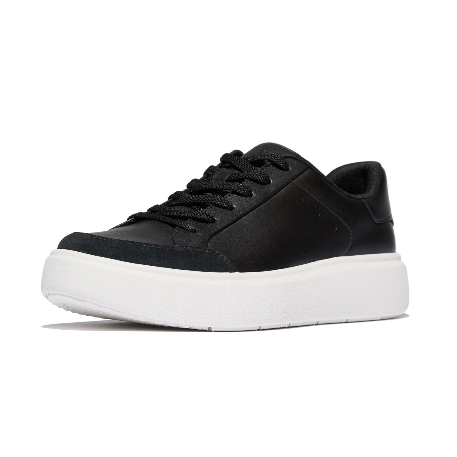 RTG Zapatillas de Cuero/Gamuza - Negro