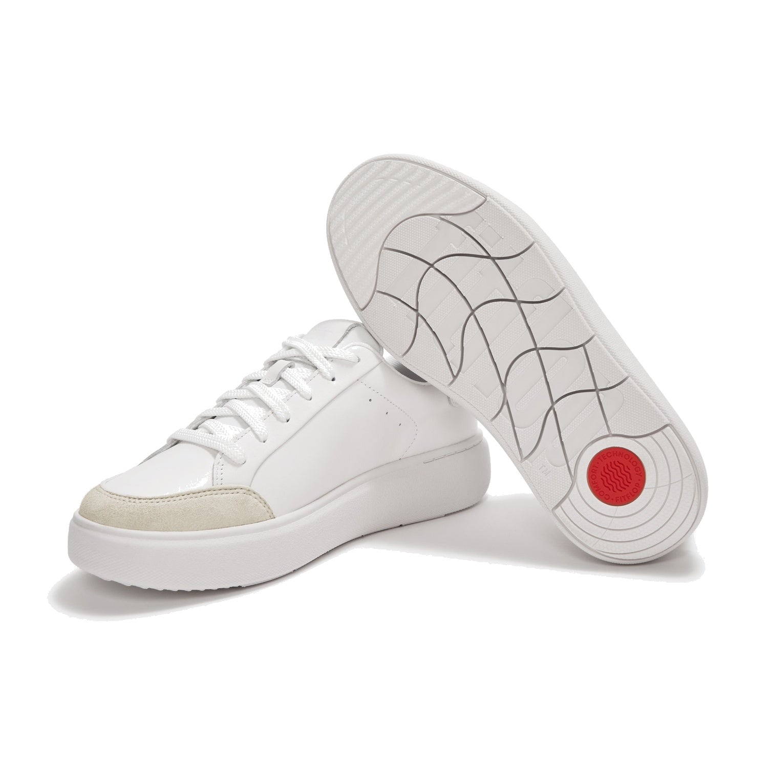 RTG Zapatillas de Cuero/Gamuza - Blanco Urbano