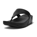 LULU Sandalias de Cuero Dedo - Negro