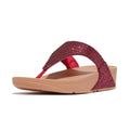 SANDALIAS MUJER FITFLOP LULU CON BRILLOS METALIZADOS - ROJO CARMESÍ