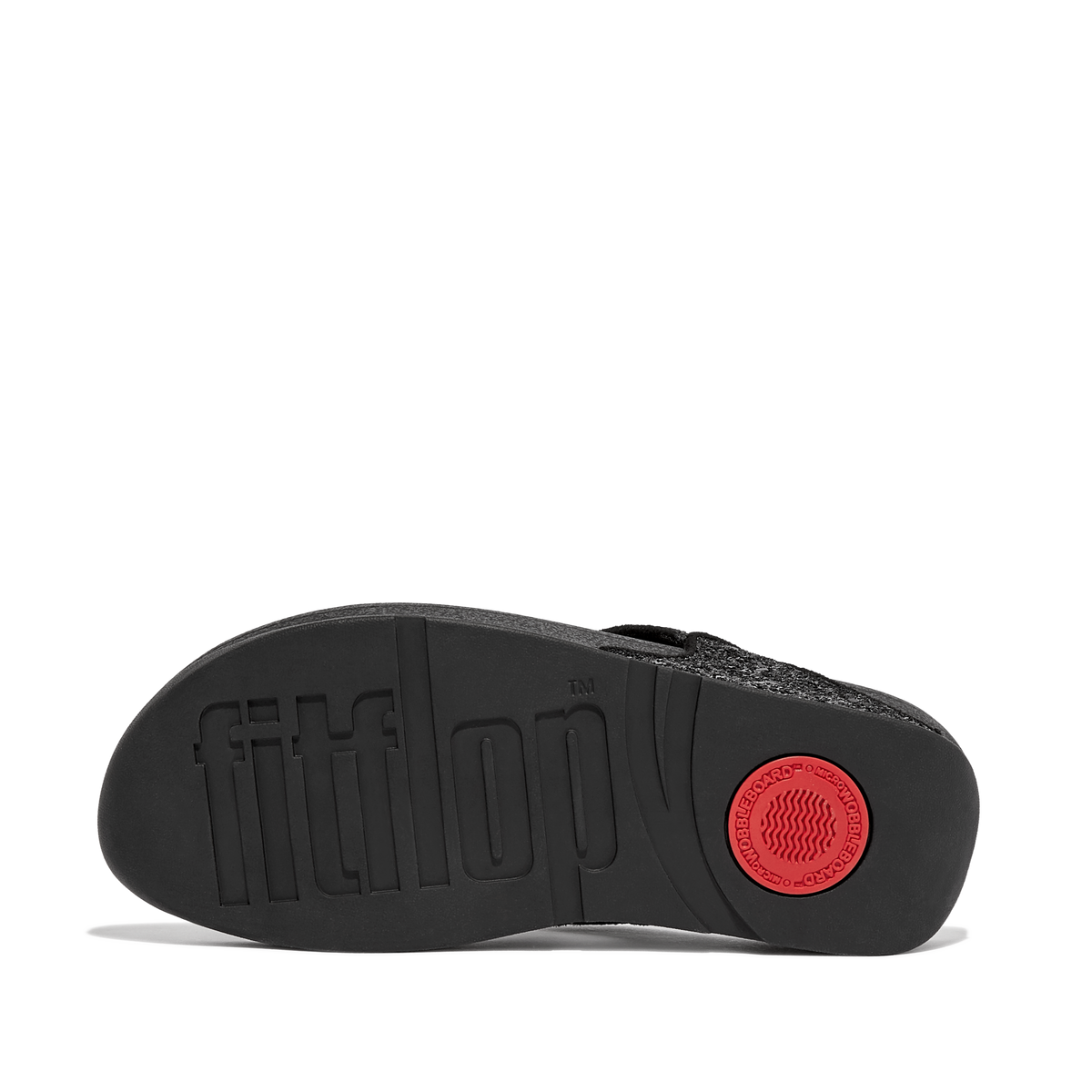 SANDALIAS MUJER FITFLOP LULU NEGRO CON GLITTER